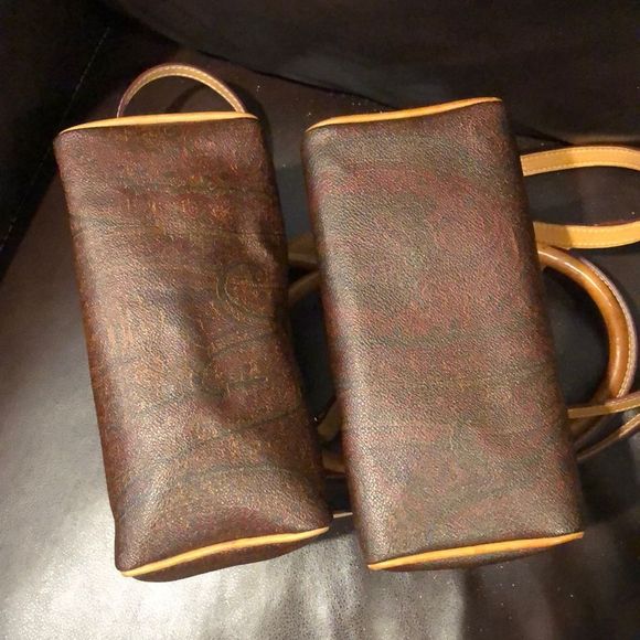 W ETRO Milano Red Paisley Crossbody Speedy 20 Mini Bag with Adjustable Strap - Picture 6 of 17